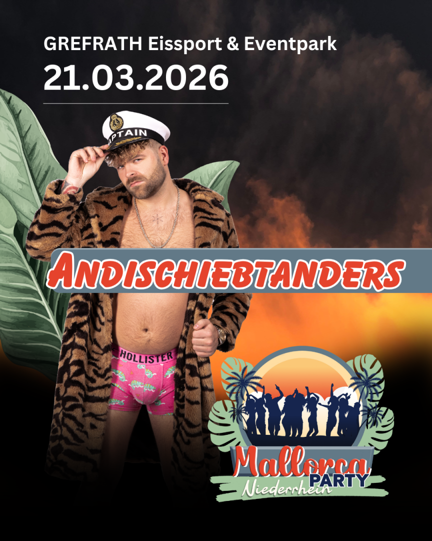Ticket für die Mallorca-Party am Niederrhein!
