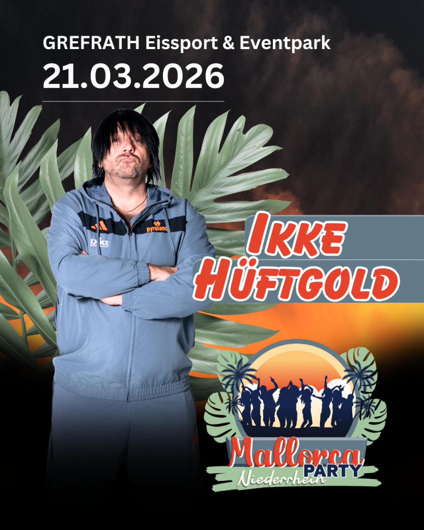 Ticket für die Mallorca-Party am Niederrhein!